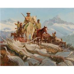 Howard Forsberg. Oil on Board.