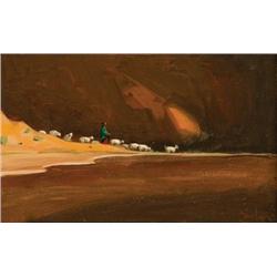 Gerard Curtis Delano.Oil on Canvasboard.