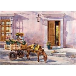 Tom Hill. Watercolor.