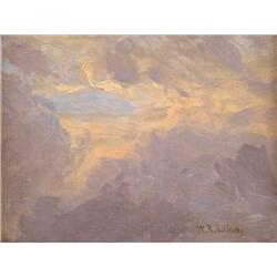 W.R. Leigh. Oil on Board.