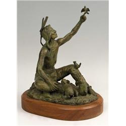Joe Beeler. Bronze Sculpture.
