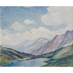 Hans Kleiber. Oil on Board.