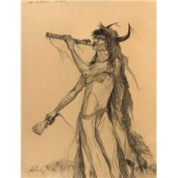 Paul Dyck. Charcoal.