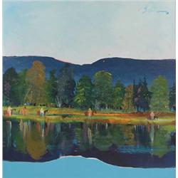 Earl Biss. Oil on Canvas.