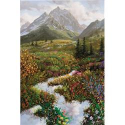 Thomas DeDecker. Oil on Board.