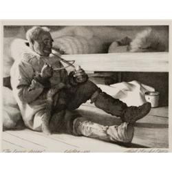 Frederick Machetanz. Lithograph.