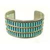 Image 3 : Zuni Turquoise & Silver  Bracelet and Ring