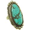 Image 1 : Navajo Turquoise & Silver Ring