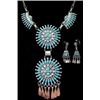 Image 1 : Zuni Necklace & Earrings set - Daniel Etsate