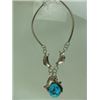 Image 4 : Navajo Turquoise & Silver Necklace