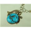 Image 6 : Navajo Turquoise & Silver Necklace