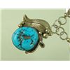 Image 7 : Navajo Turquoise & Silver Necklace