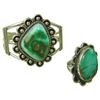 Image 1 : Navajo Turquoise & Silver Bracelet & Ring