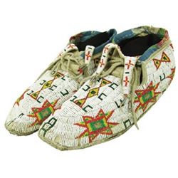 Plains Beaded Moccasins