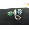 Image 5 : Group of 4 Navajo Rings