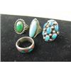Image 6 : Group of 4 Navajo Rings