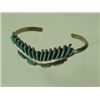 Image 2 : Navajo Turquoise & Silver  Bracelet - A. Begay