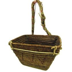 Old Salish Hard Sided Basket