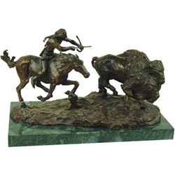 C.M. Russell Bronze with Base