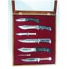 Image 2 : Frame Cased Knife Set - Six Knives