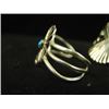 Image 8 : 3 Navajo Sand Cast Silver Bracelets