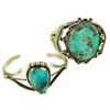 Image 1 : 2 Navajo Turquoise & Silver Bracelets