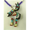 Image 2 : Zuni Inlay Eagle Dancer Pin/Pendant
