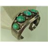 Image 3 : Navajo Turquoise & Silver Bracelet