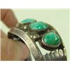 Image 5 : Navajo Turquoise & Silver Bracelet
