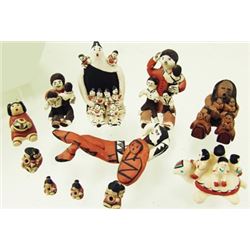 Group of Small Pueblo Pottery Items