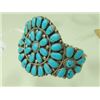 Image 2 : Navajo Turquoise & Silver Cluster Bracelet