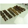 Image 4 : 7 Carved Wooden Figures