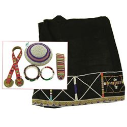 6 Beaded African Items
