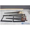 Image 5 : (3) Restored Hand Saws - 1 Disston Saw, 1 Superior Saw, 1 Unbranded