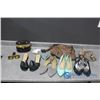 Image 1 : Ladies Shoes & Purses, Jewelry Box w/Contents