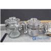 Image 2 : (4) Glass Pyrex Coffee/Tea Pots