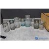 Image 2 : Apples Wooden Crate w/(8) Glass Jars Lids (Crown & The Perfect Seal)