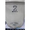 Image 2 : (2) Stoneware Crocks (Medalta)