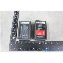 (2) Ideal Linkmaster Testers