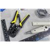Image 3 : Klein Ratcheting Modular Crimper/Stripper w/Misc tools & Parts