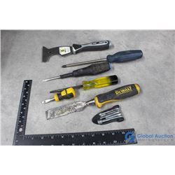 Paint Scraper, Misc Screwdrivers & Chisel