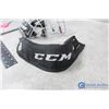 Image 2 : CCM NGR100 Neck Proctector Size Small, CCM FM06 Large Face Mask