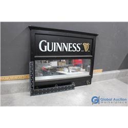 Wooden Guinness Wall Hook & Mirror