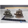 Image 1 : Pair Cast Iron Ship Bookends