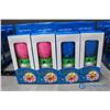 Image 4 : (4) Packs of 4 Musical Flower Candles