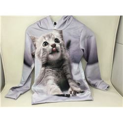 Kitten Graphic Hoodie (size 130)