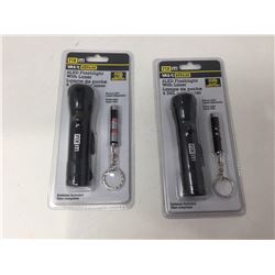 Fix It LED Flashlight with Laser (2x)