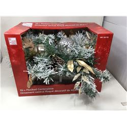 16in Flocked Centerpiece