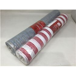 Lot of Decorative Mesh Ribbon (2x)