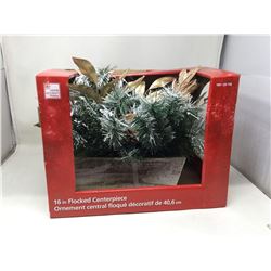 16in Flocked Centerpiece